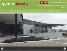 Tablet Screenshot of gymeabowls.com.au